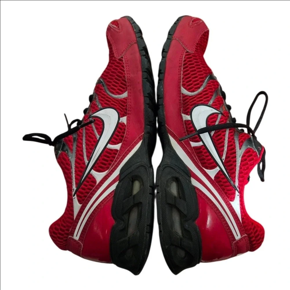 Nike Air Max Torch 4 Mens Running Shoes Sneakers Red Black 343846-600 Size 10.5